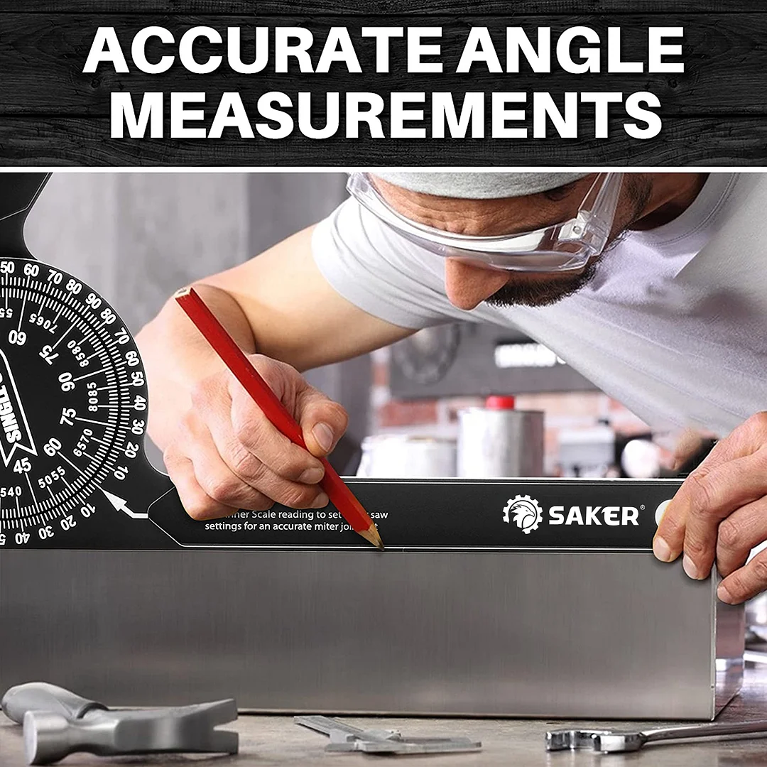 SAKER&reg; Miter Saw Protractor 