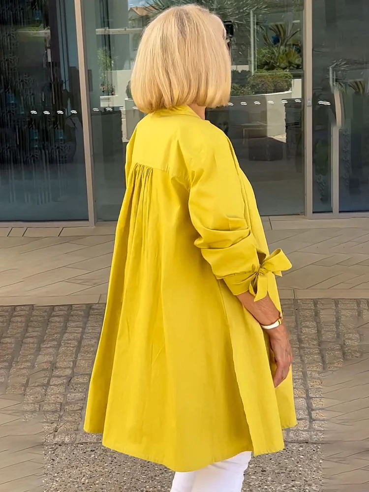 Long Cotton Shirt Jacket