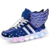Boy Girl Non-slip Glowing Sneakers Led Light Up Shoes