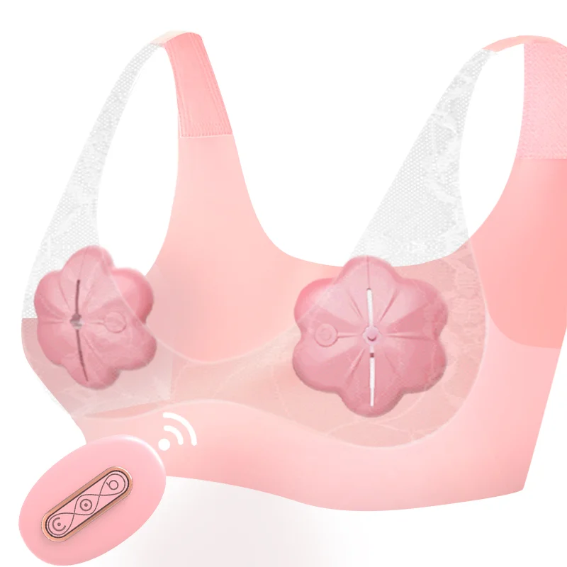 Remote Control Adjustable Rose Vibrating Nipple Clamps