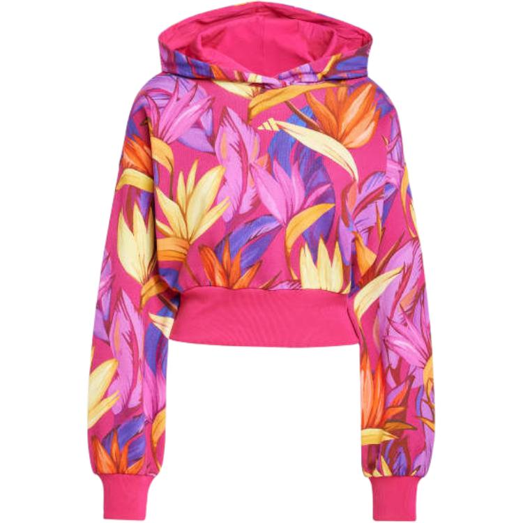 Adidas Farm Hoodie Bold Pink/Spring Yellow/Lucid Fuchsia