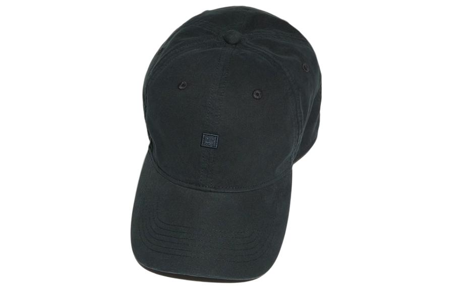 Acne Studios Cotton Baseball Caps Unisex Black/Green