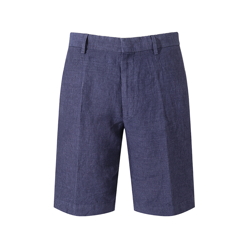 Zegna SS24 Casual Shorts Men's Dark Blue