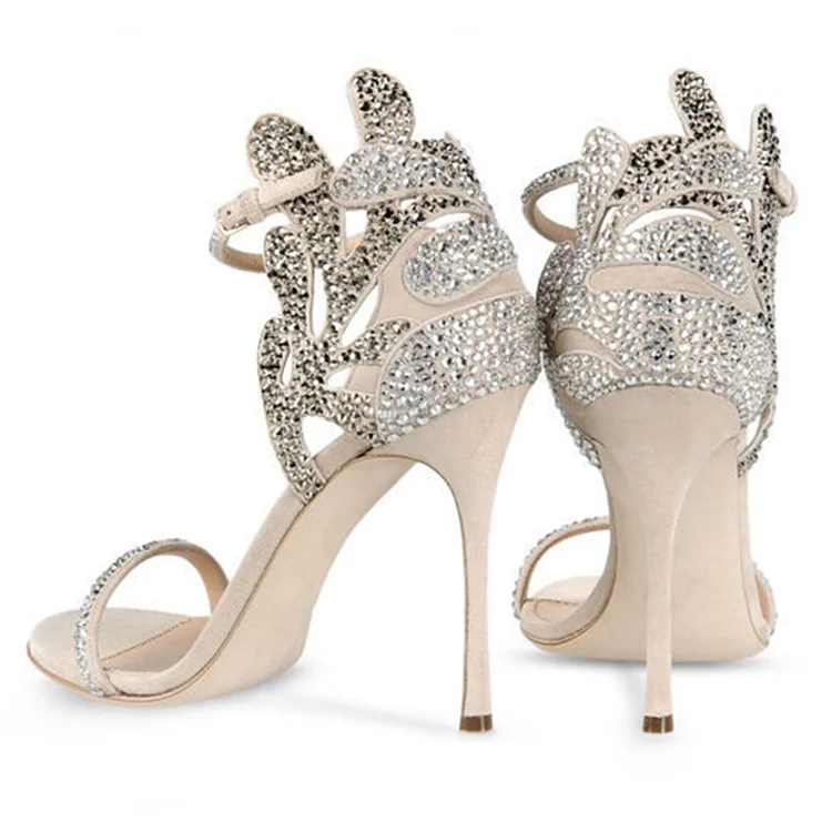 Champagne Rhinestone Shoes