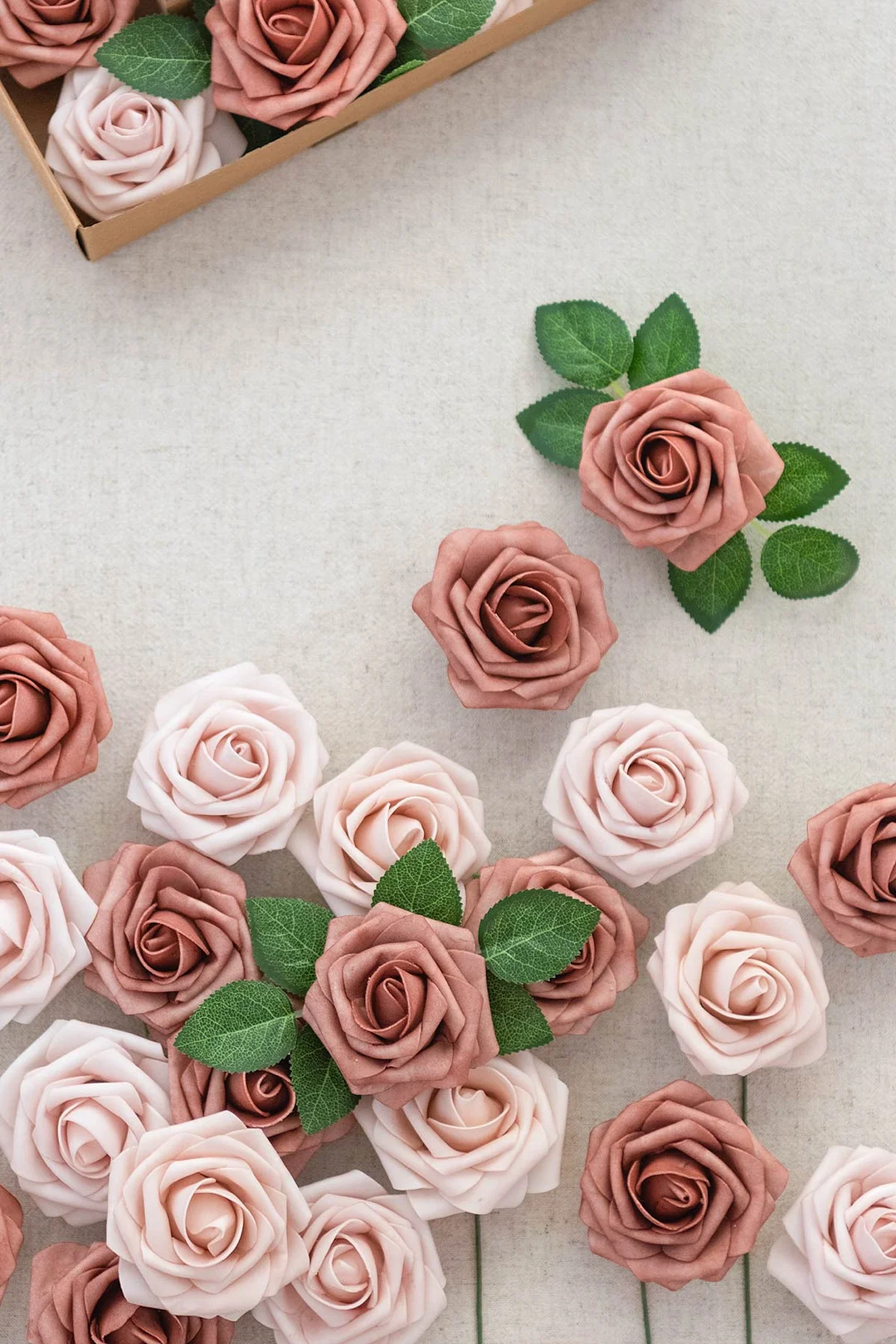 3" Foam Rose with Stem - 56 Colors