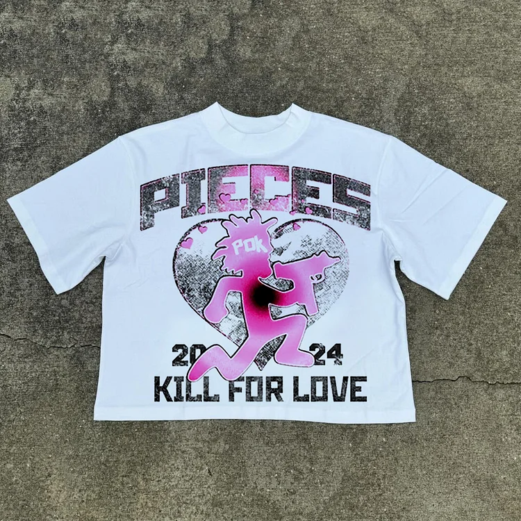 Moonsfashionss Kill For Love Graphic 100 Cotton T-shirt