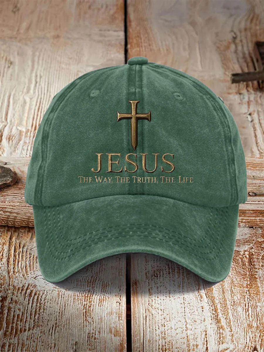 Casquette Unisexe Jésus Le Chemin La Vérité La Vie