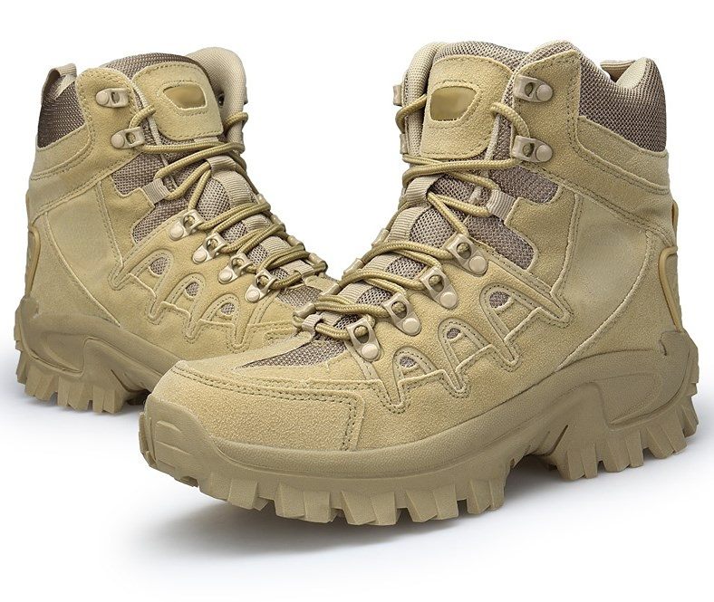 Men Outdoor Waterproof Non-Slip Hiking Boots Combat Boots – ashbtop
