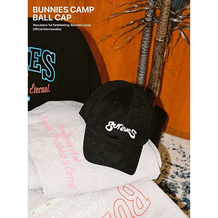 NewJeans BUNNIES CAMP BALL CAP キャップ 帽子-