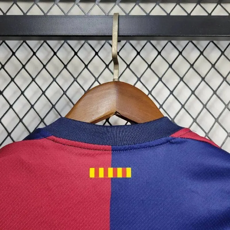 2024/2025 Kids Size Barcelona Home Football Shirt 1:1 Thai Quality