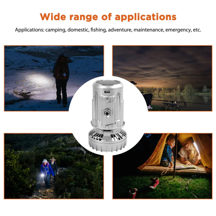 NatureLite Solar Camping Fan & Light – Campscape™