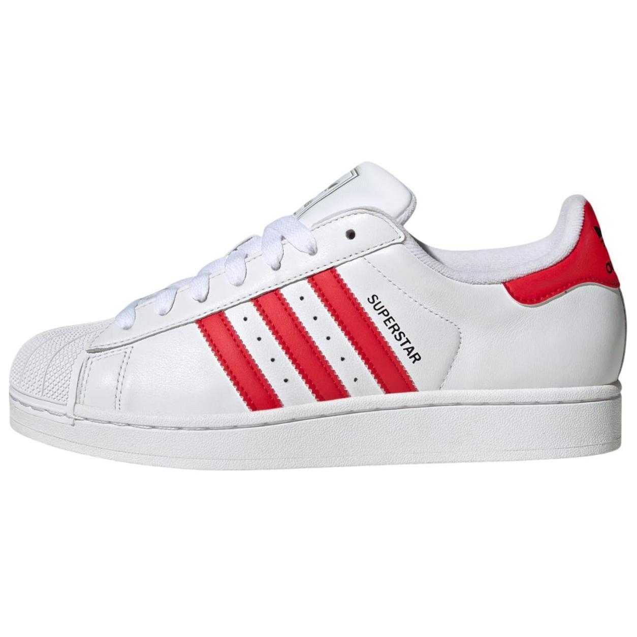 Adidas Superstar Ii Cloud White Better Scarlet