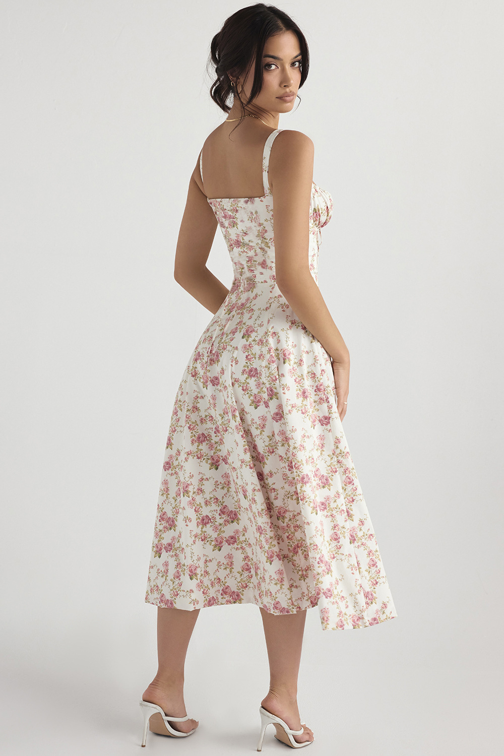 angel_floral_pattern_slip_midi_dress_summer_outfit_august_lemonade