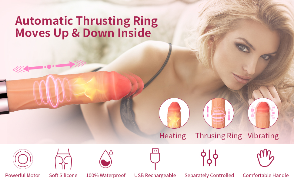Automatic Thrusting Ring Moves Up & Down Inside