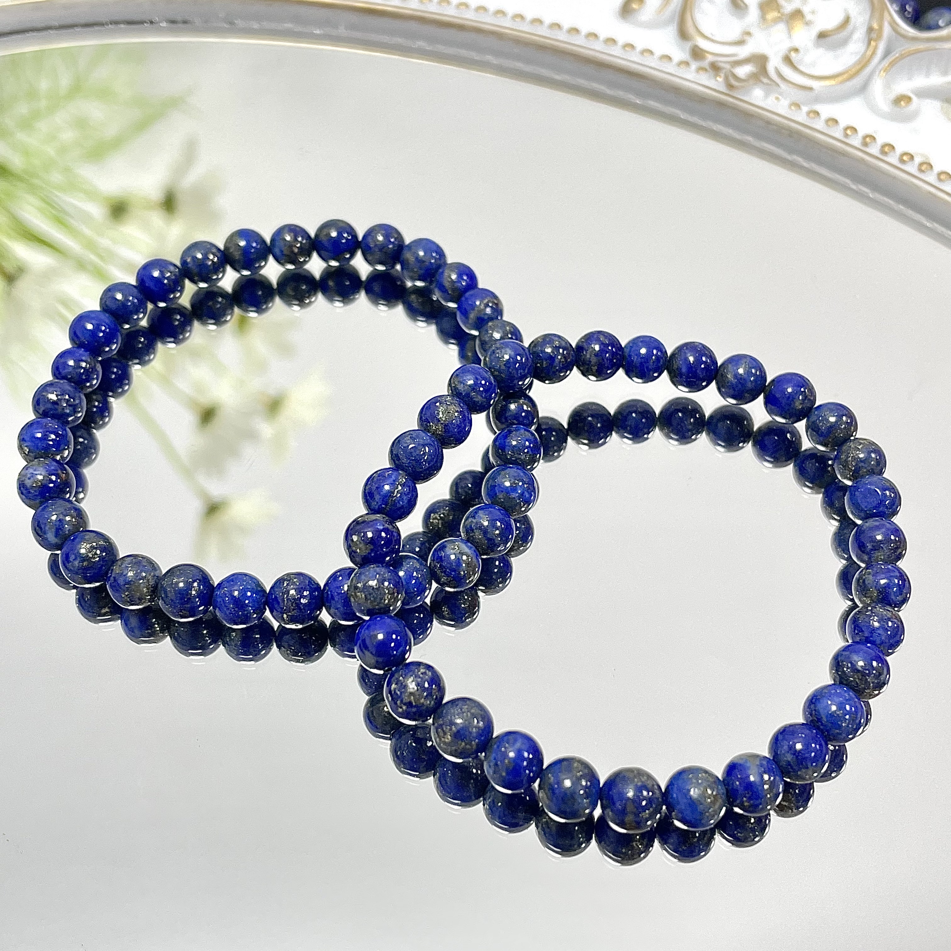 Lapis Lazuli Bracelet 6mm/8mm