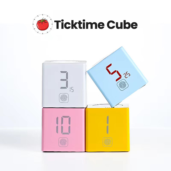Ticktime Pomodoro Timer, TickTime Digital Timer, Egg Timer, Countdown  Timer