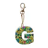 1Pc DIY Diamond Painting Lettter Keychain