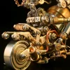 3D Mechanical Puzzles Pumpkin Knight Motorcycle Metal Model Kit Diy Halloween Son of the Dark Night Assemble Toys