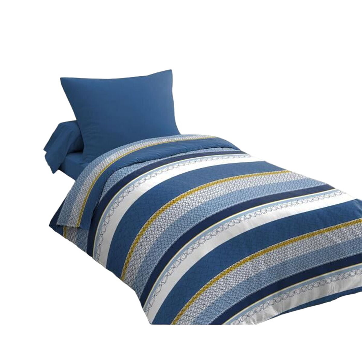 Duvet cover set HOME LINGE PASSION Blue White 140 x 200 cm