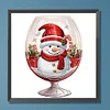 Diamond Painting-DIY Crystal Rhinestone Snowman