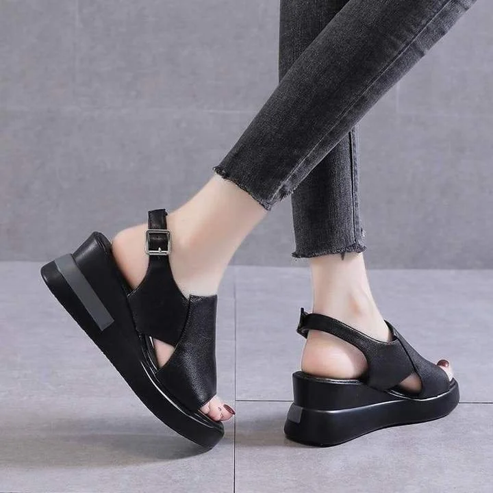 Orthopedic wedge hot sale sandals