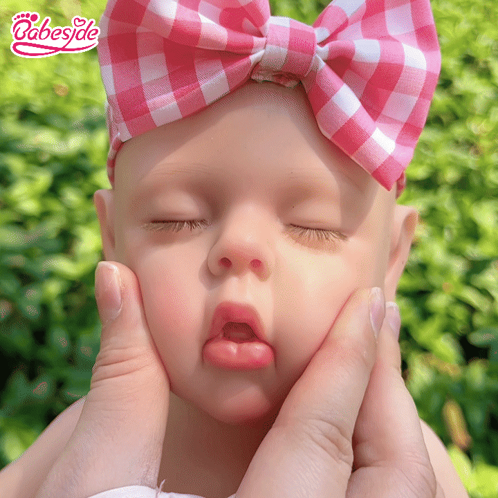 Babeside Lucy 12&rdquo;/16'' Realistic Silicone Sleeping Baby Little Infant Girl