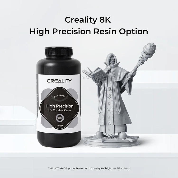 LCD 8K High Precision UV Resin - Fine Details, Sturdy Models