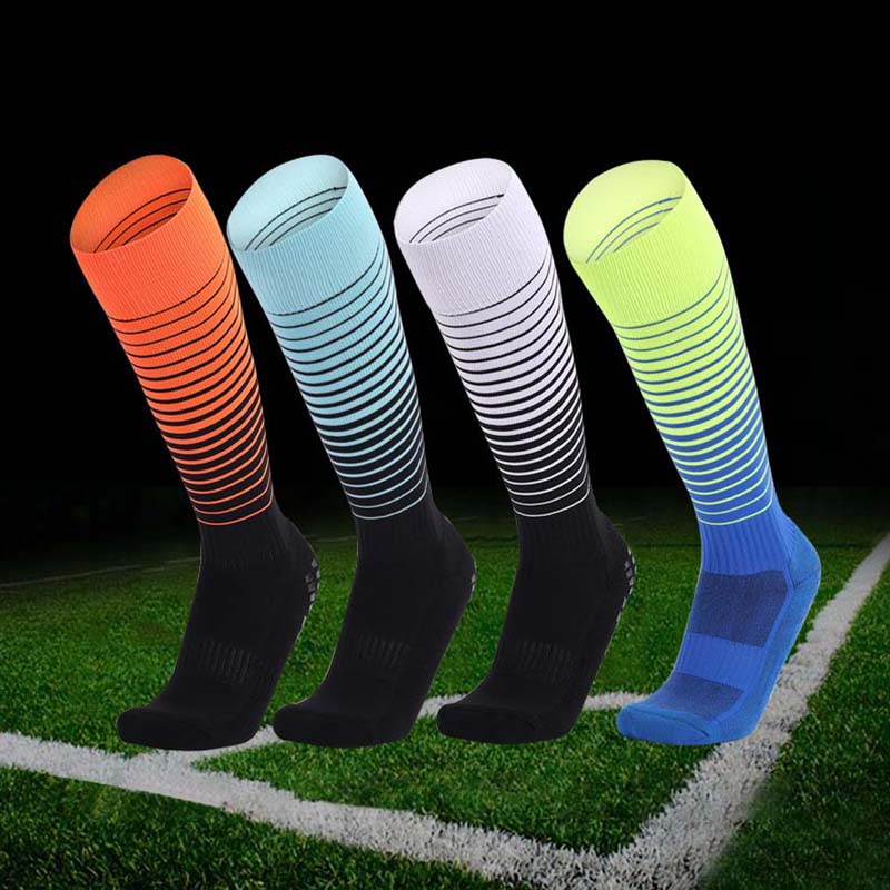 Adult Non-Slip Breathable Over-the-Knee Soccer Socks( 2 Piece Set)