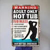 Warning - Vintage Metal Signs - 20*30cm/30*40cm - Warning