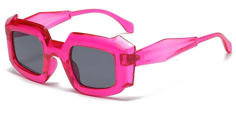 Small Rectangle Women Sun Glasses Luxury Brand Vintage Black Square Sunglasses Ladies UV400 Protection Thick Frame Eyewear