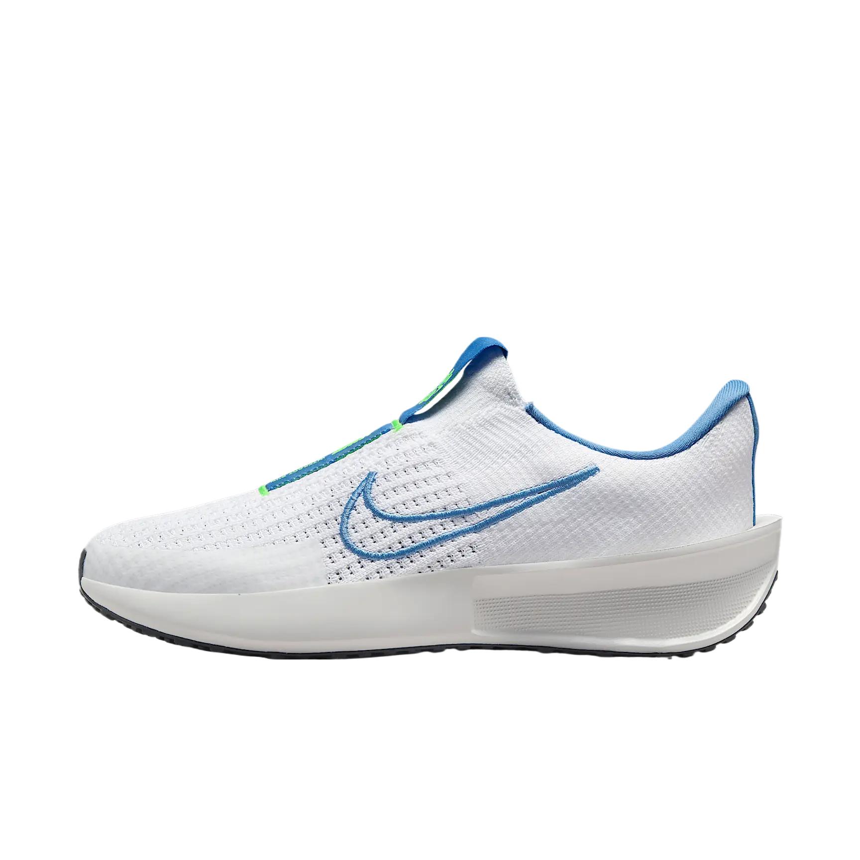 Nike Interact Run EasyOn White Volt Platinum Tint Blue Beyond Women's