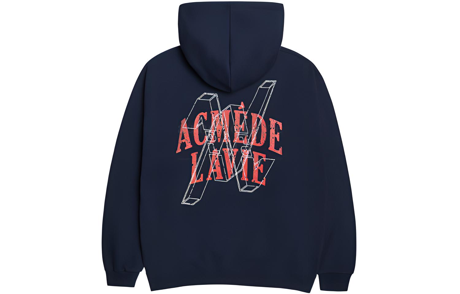Acme De La Vie/ADLV Hooded Loose Fit Sweatshirt Unisex Marine Blue