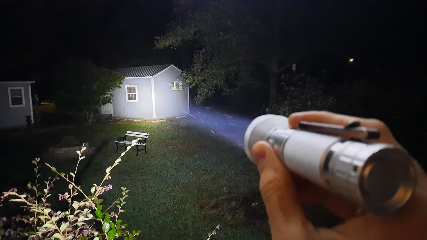 【稀少】SOFIRN　IF22A　シルバー　アウトドア　キャンプ　釣り　昆虫採集 Sofirn IF22A Rechargeable EDC Flashlight Spotlight, Powerful
