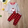 Baby Boy Girl Warm Christmas Outfit Set 2 Pcs