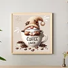 Diamond Painting-DIY Full Round Drill Coffee Gnome