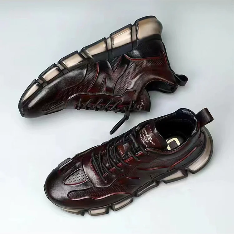 New Pure Cowhide Air Cushion Sneaker
