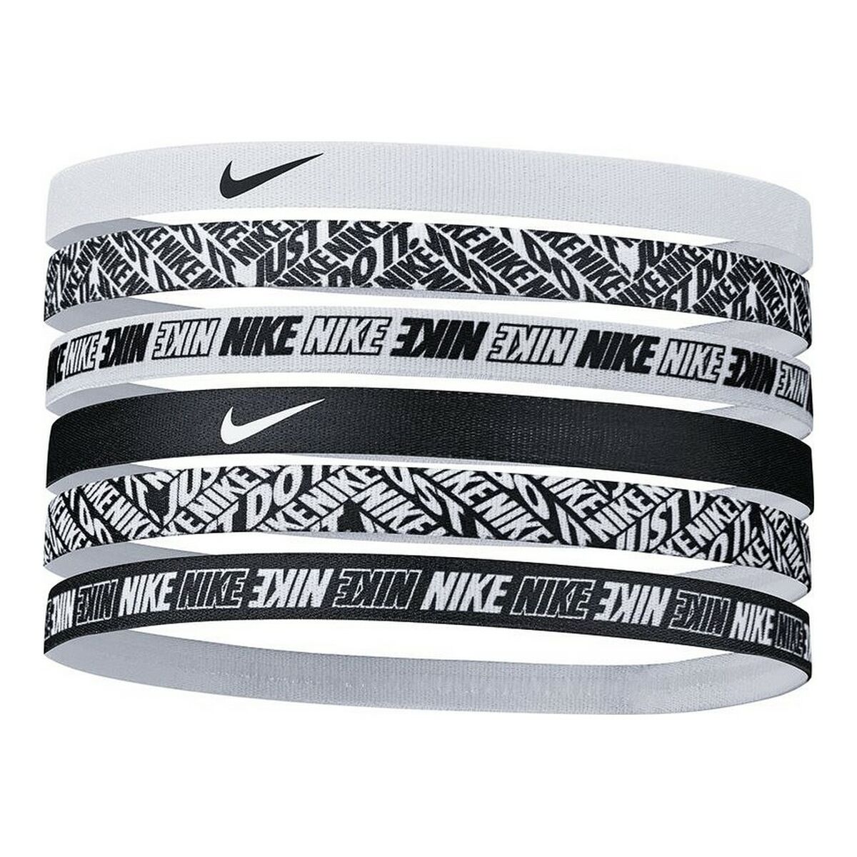 Sports Strip for the Head Nike Printed Pack6 Black
