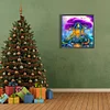 Diamond Painting -DIY Round Dril House of Purple Tree(40x40cm)