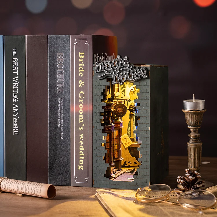 Rolife Magic House DIY Книжный уголок Вставка в полку TGB03 |  Роботайм онлайн