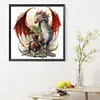 Diamond Painting-5D Full Round Drill Christmas Dragon