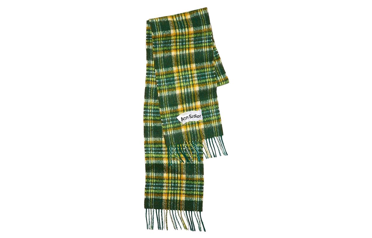 Acne Studios Knit Scarves Unisex Green