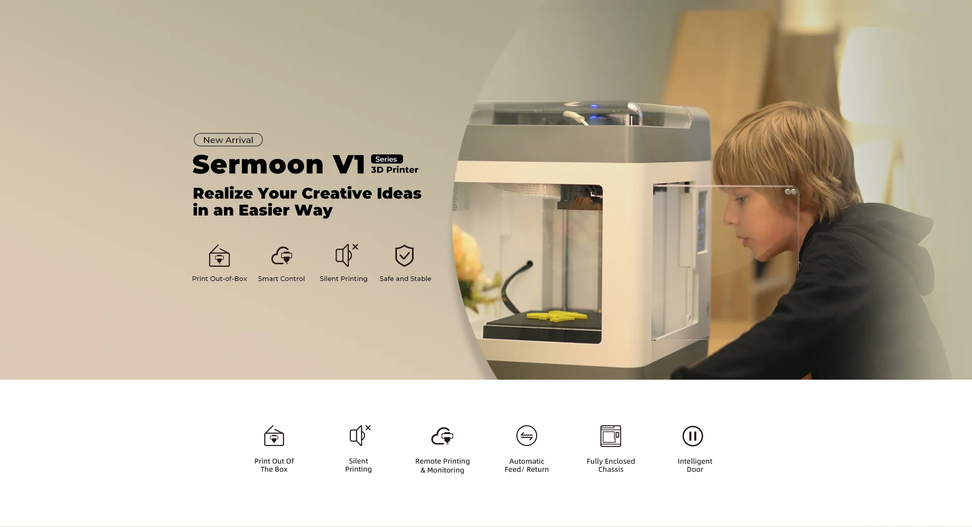 Arbeitstischauflage für Creality Sermoon V1 Pro 3D-Drucker – 185 x 185 mm