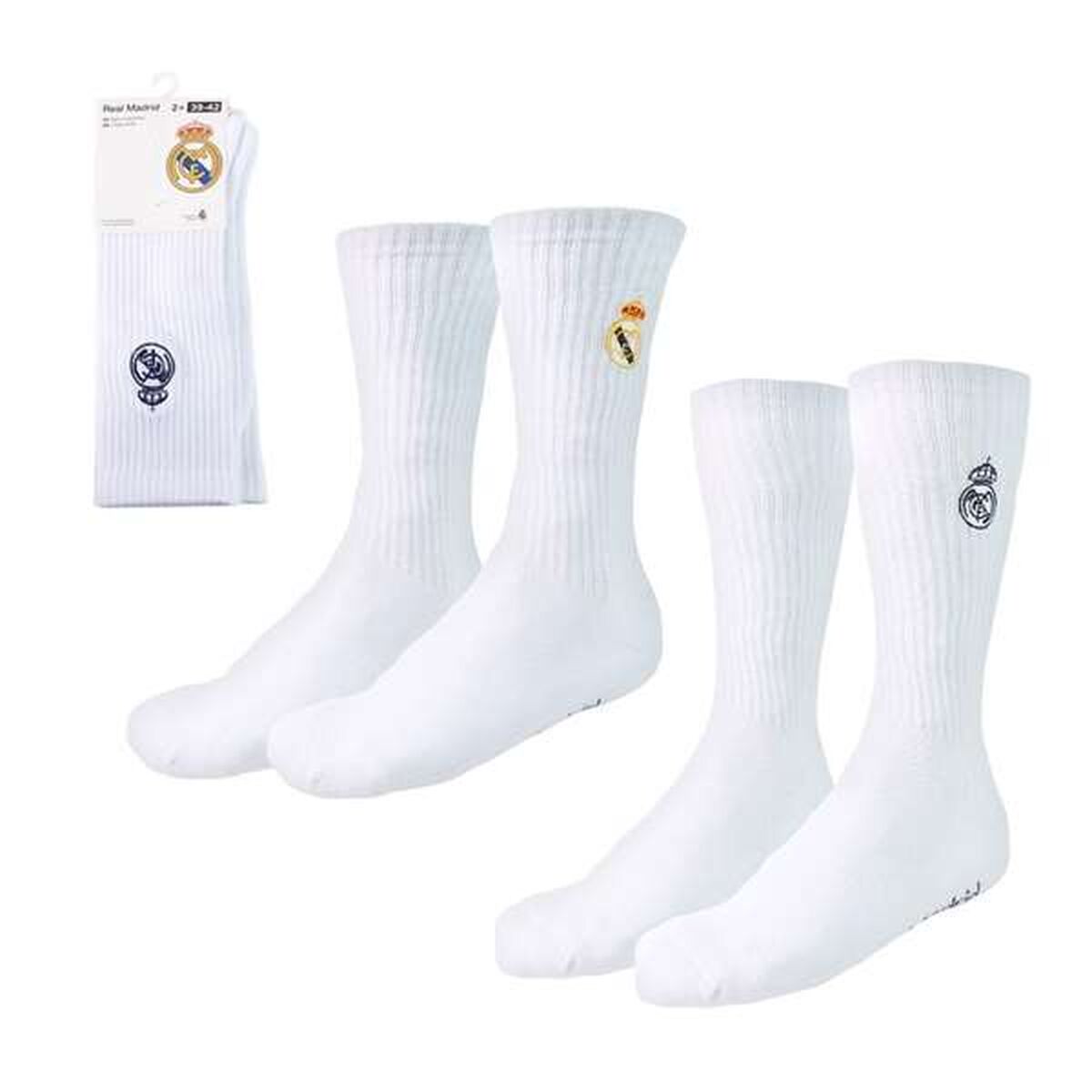 Socks Real Madrid C.F. White (One size) (35-38)