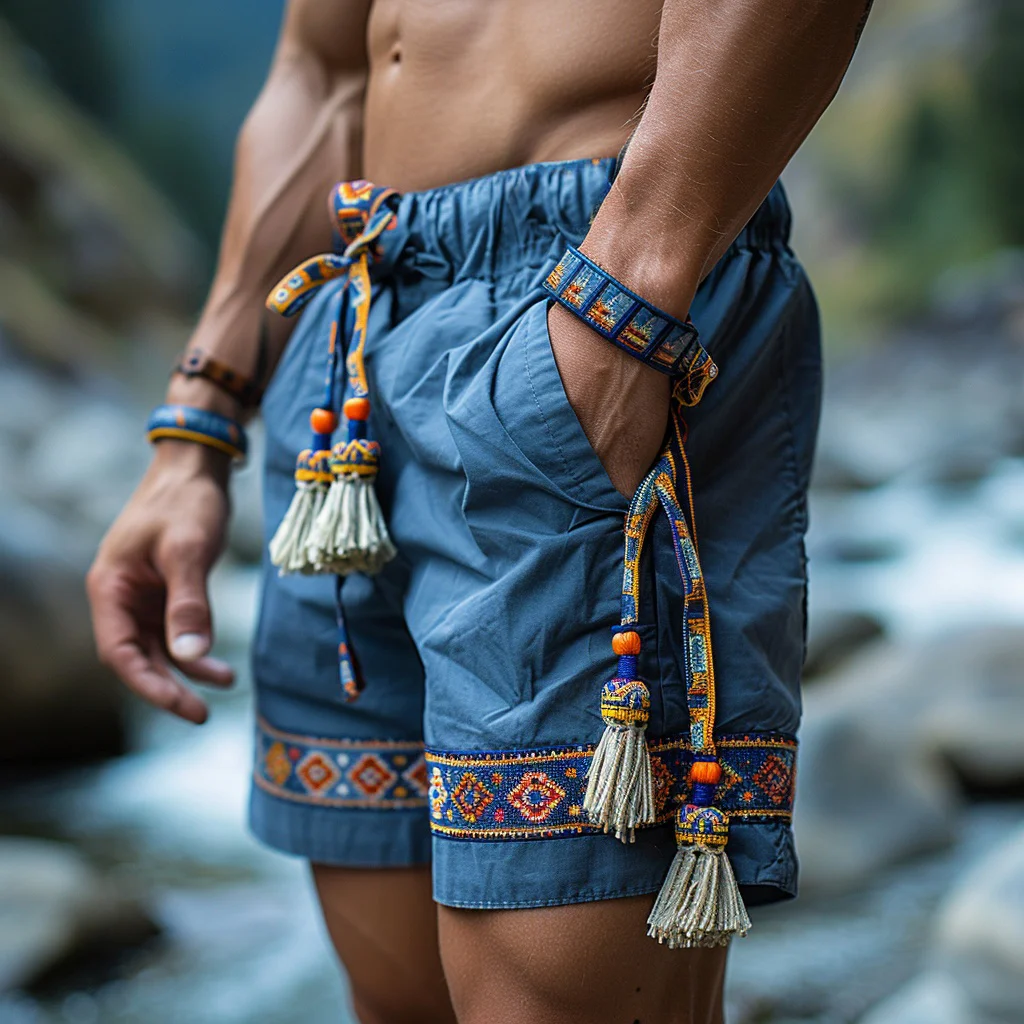 Bohemian Casual Shorts-INSPIREUSE