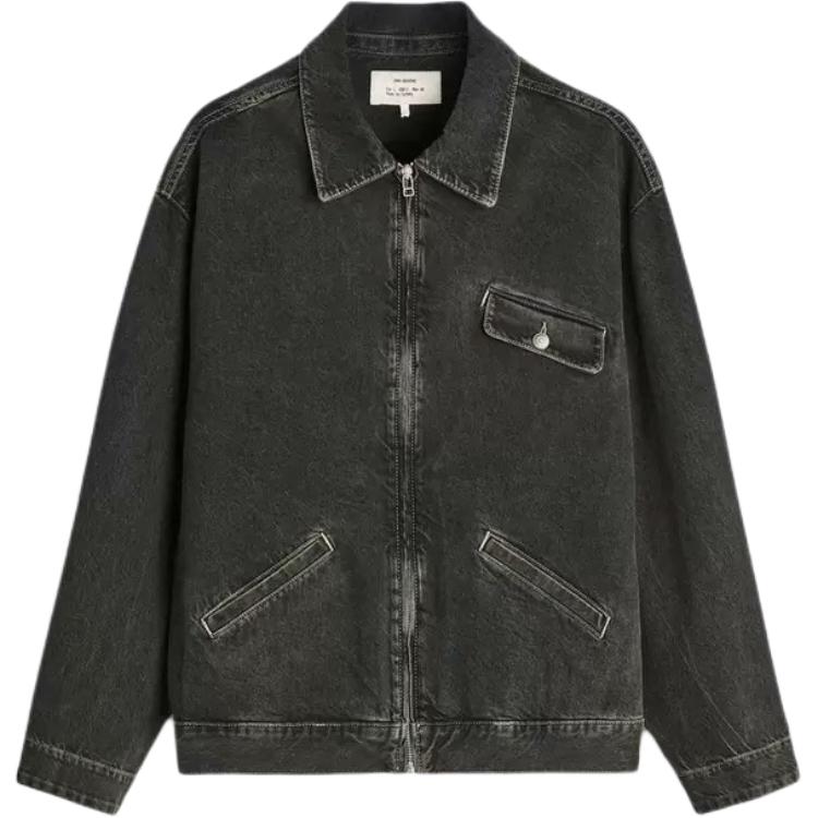 ZARA Denim Jackets Men Black