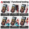 AC/DC Voltage Tester 1999 Counts Voltage Detector for Diode/hFE Transistor Check