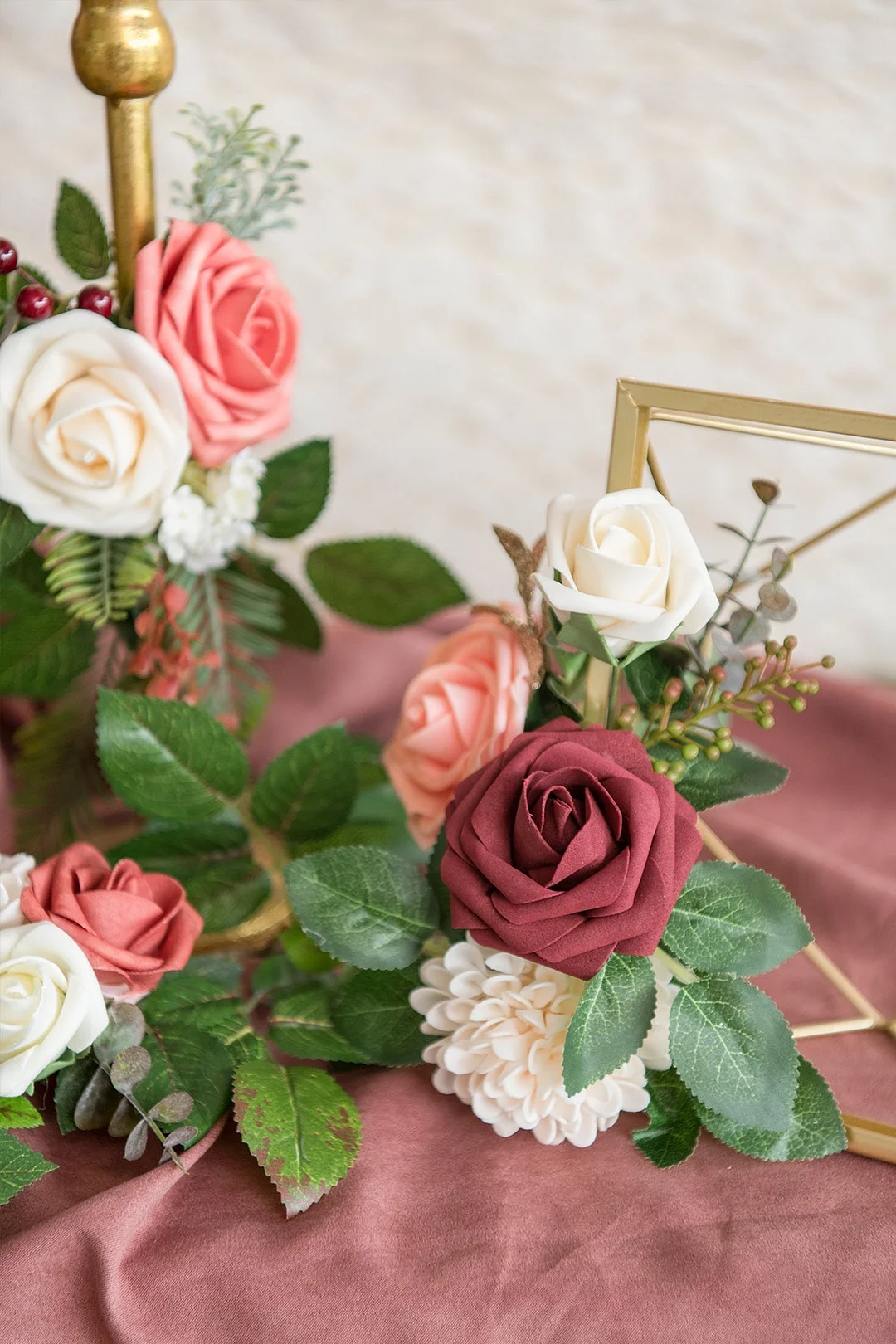 3" Foam Rose with Stem - 56 Colors