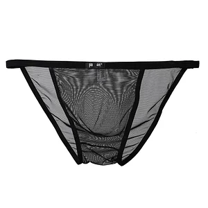 Ice Silk Briefs Ice Silk Thin Sexy Transparent Sexy Mesh Underwear