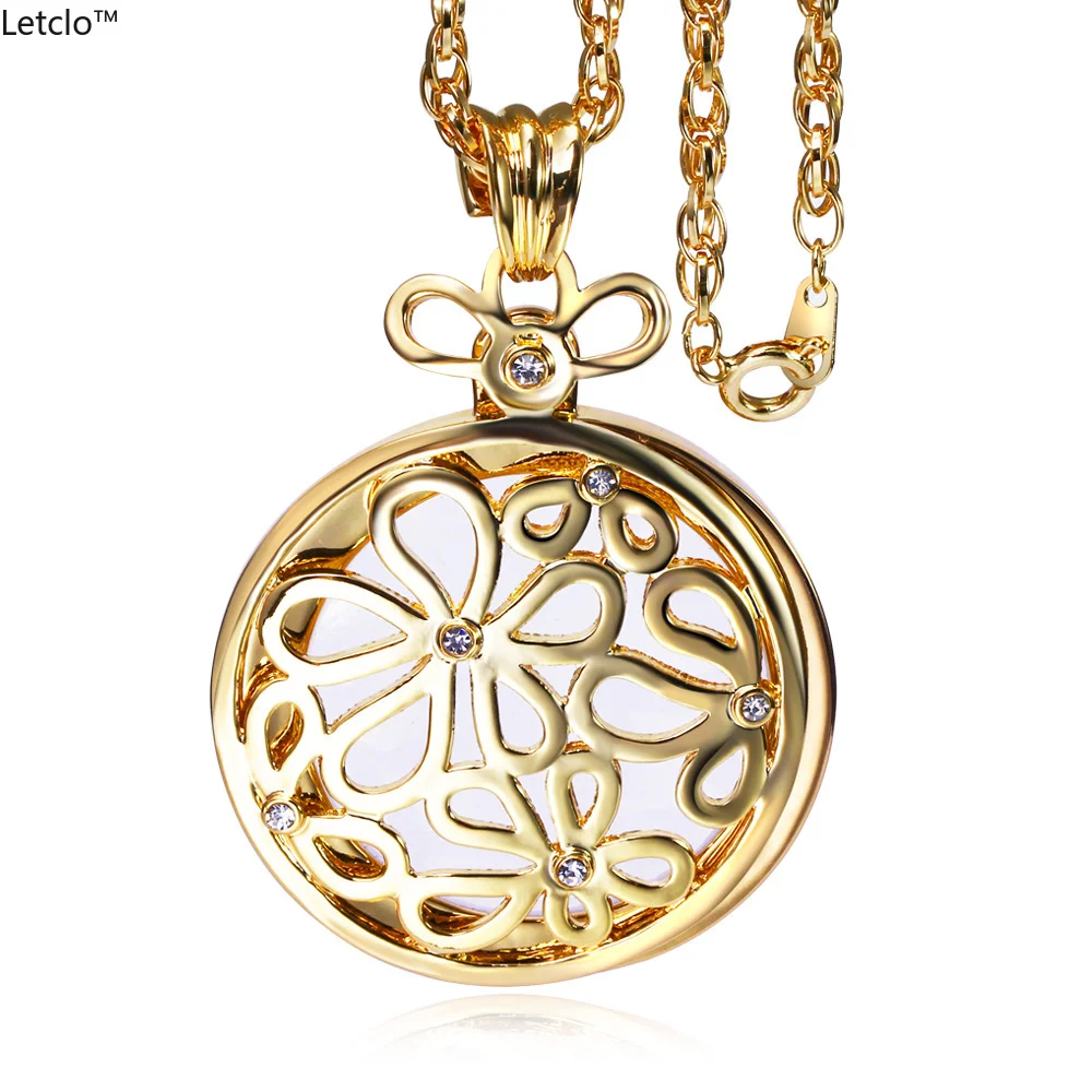 Letclo™ Flower Magnify Glass Necklace letclo Letclo