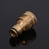 2 Pcs Faucet Fitting Brass Tap Quick Connector for Garden Tubing Car Washer Pipe